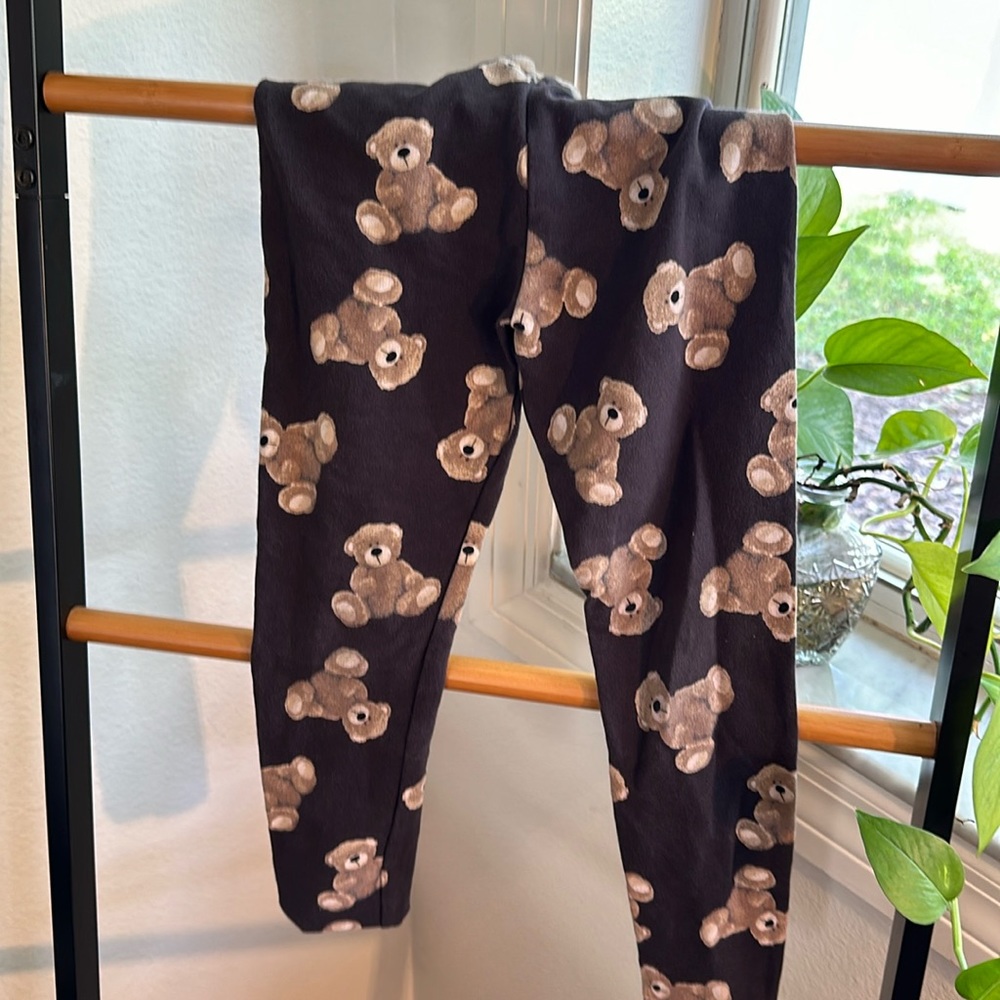 H&M teddy bear leggings US 6